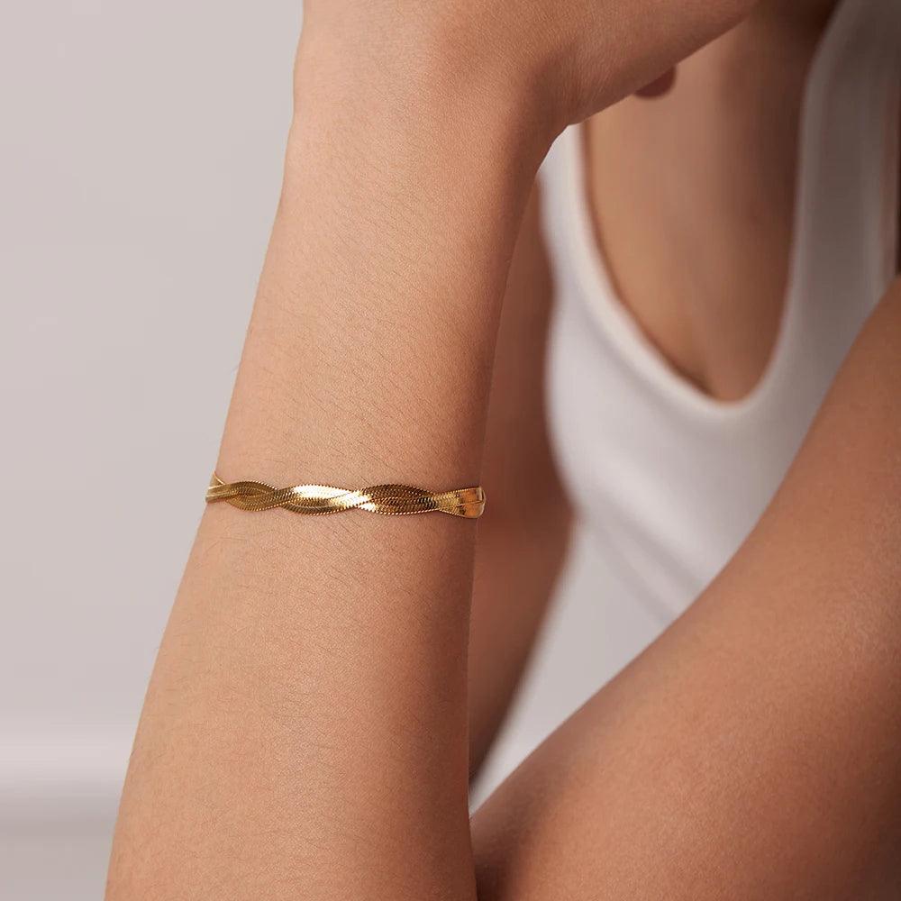 Pulseira Dupla Transpassada - Lois Joias