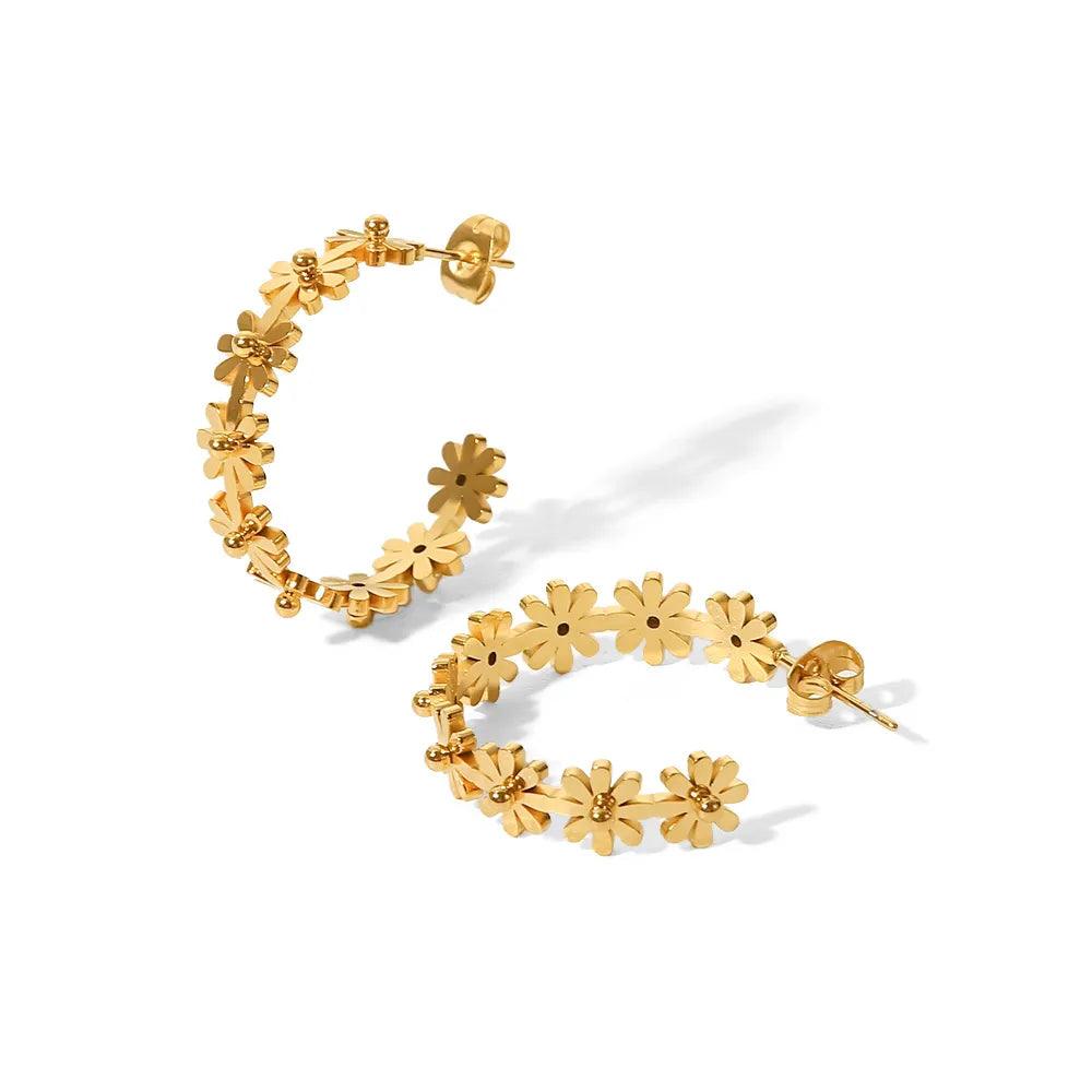 Brinco com Flores Pequenas - Lois Joias