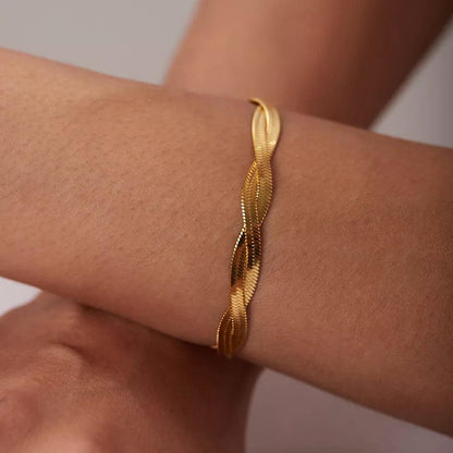 Pulseira Dupla Transpassada - Lois Joias
