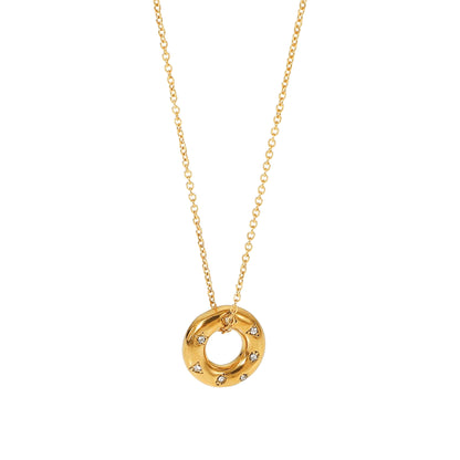 Colar Micro Zircão com Zircônia