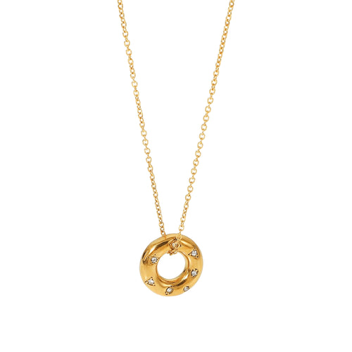 Colar Micro Zircão com Zircônia
