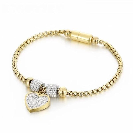 Pulseira Charmosa com Coração - Lois Joias