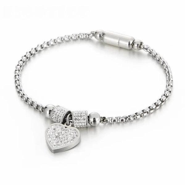 Pulseira Charmosa com Coração - Lois Joias