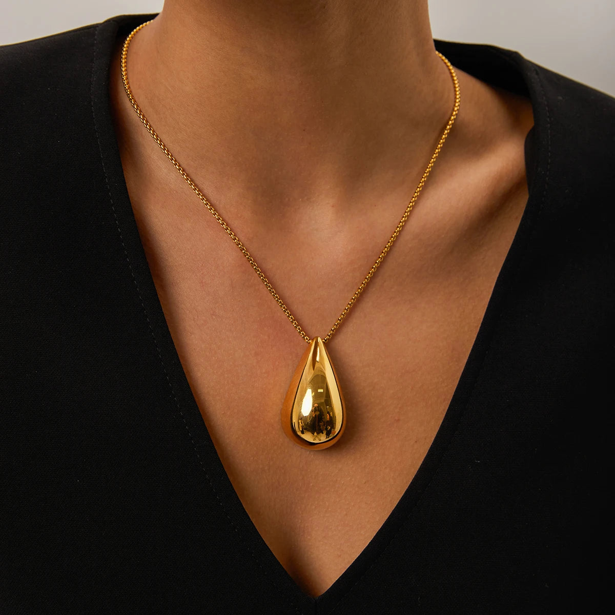 Colar Pingente Gota - Lois Joias