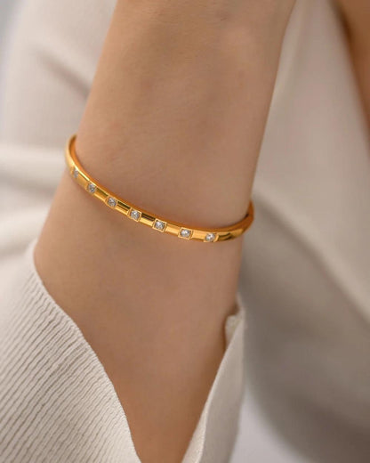 Bracelete Com Zircônia - Lois Joias