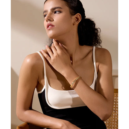 Bracelete com Pedras de Zircônia - Lois Joias