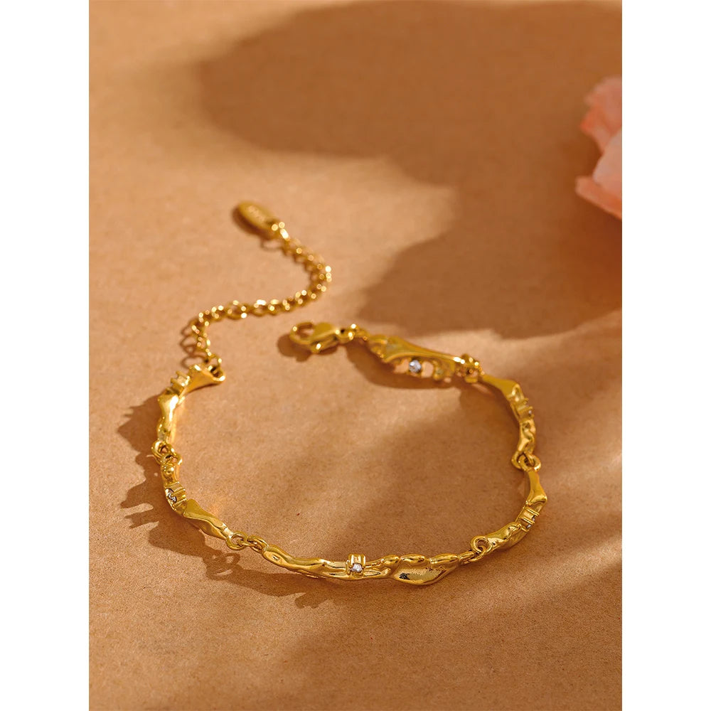 Pulseira Vintage com Zircônias