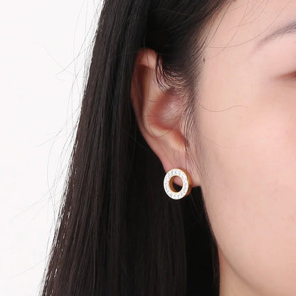 Brinco Zircônia Cravejada Ouro 18K - Lois Joias