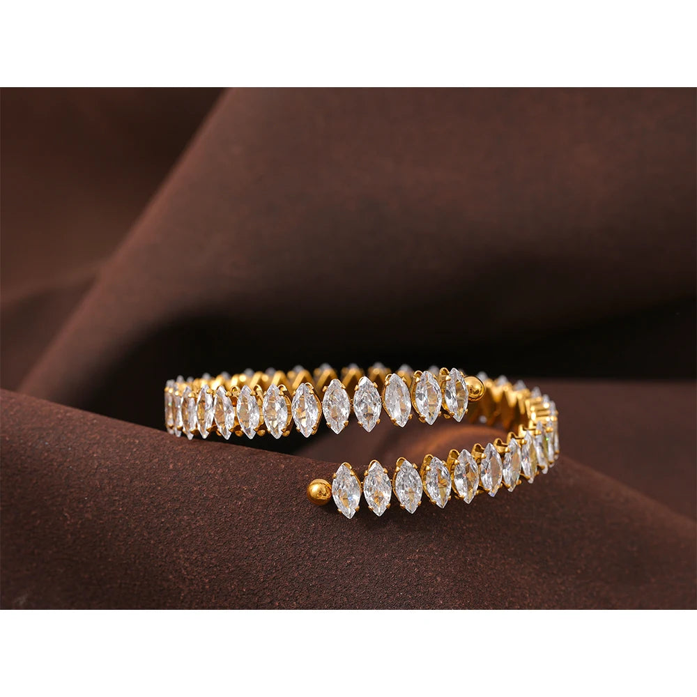 Bracelete Luxo Zircônia Cúbica - Lois Joias